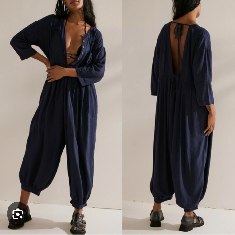 Free-est People Dark Purple/Blue Jumpsuit